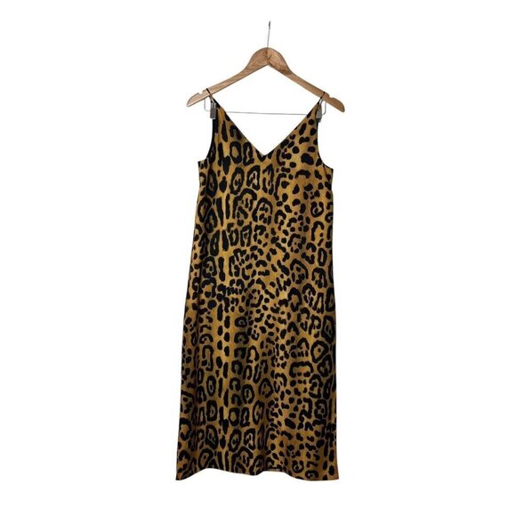 Adam Lippes Collective Leopard Print Cami Dress 2 1482 - Picture 5 of 7